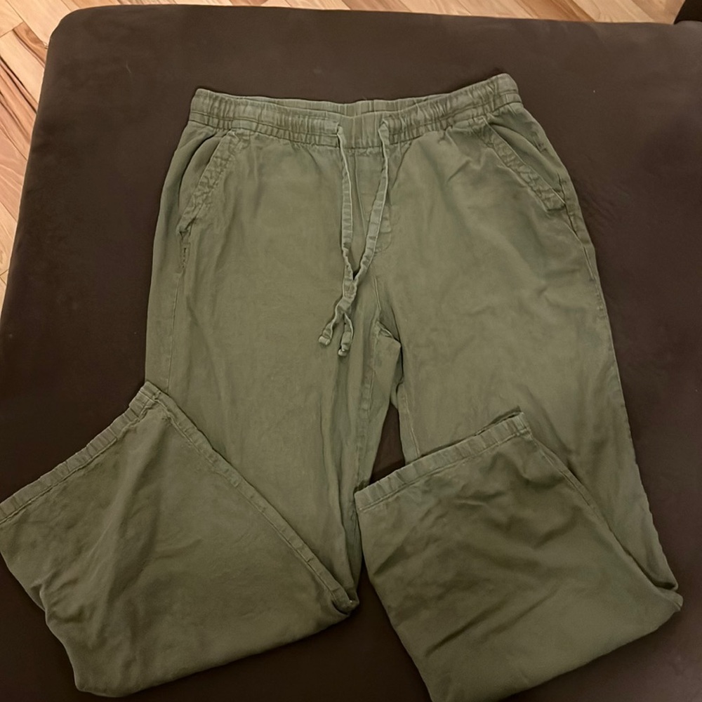 Old navy linen blend trousers size Large tall